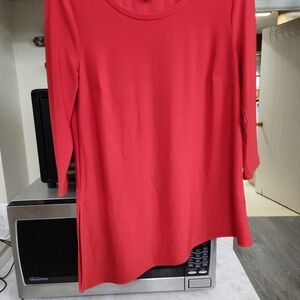 H by Halston Bold Red Blouse